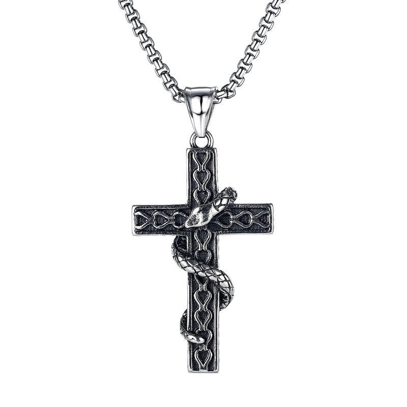 Wholesale Musical Note Titanium Steel Men's Necklace